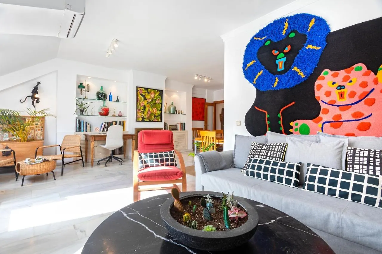 Apartament Atico Amplio Y Luminoso Soho Malaga